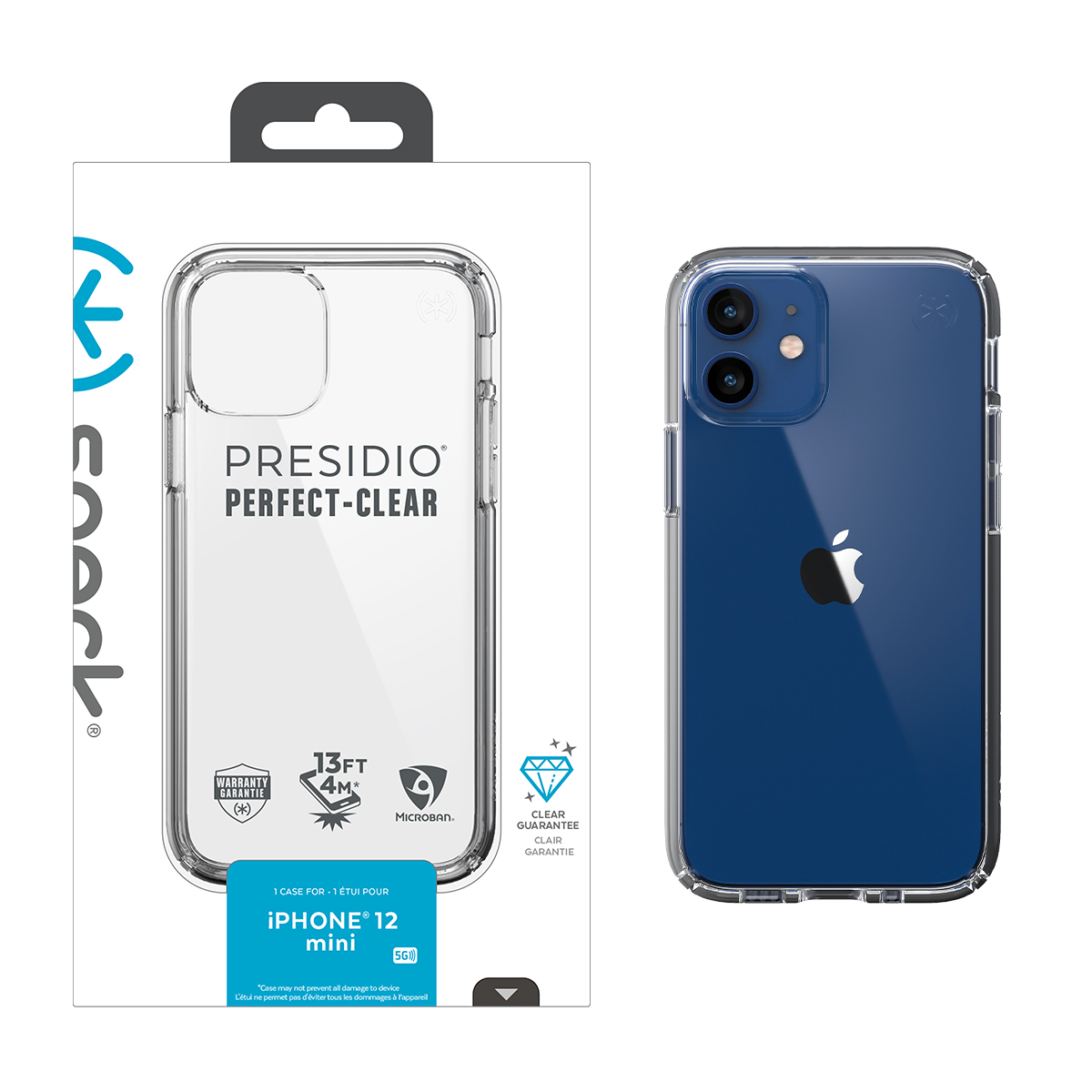 Picture of Speck Apple iPhone 12 Mini PRESIDIO PERFECT CLEAR - Clear