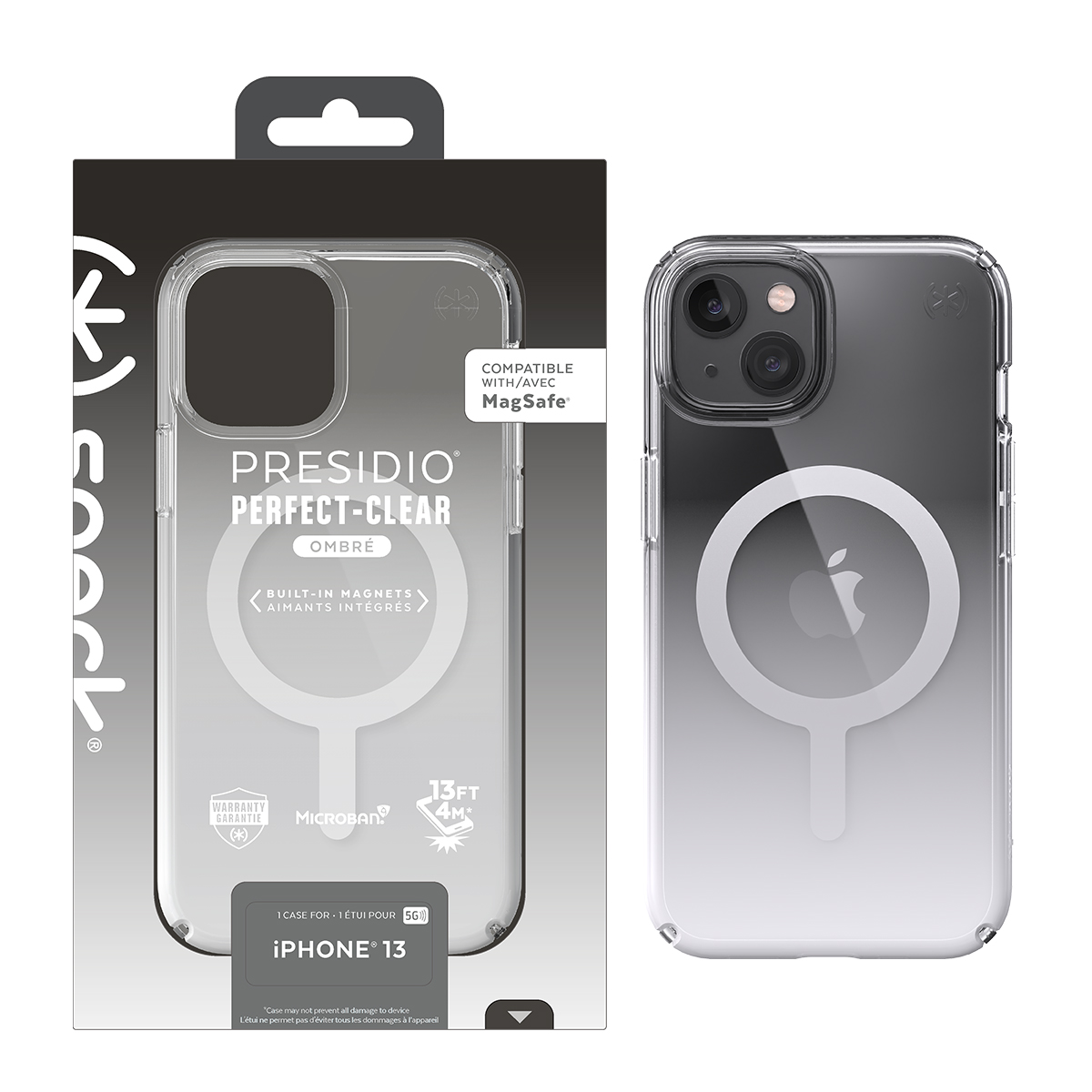 Picture of Speck iPhone 13 PRESIDIO PERFECT-CLEAR OMBRE Case - Atmosphere Fade