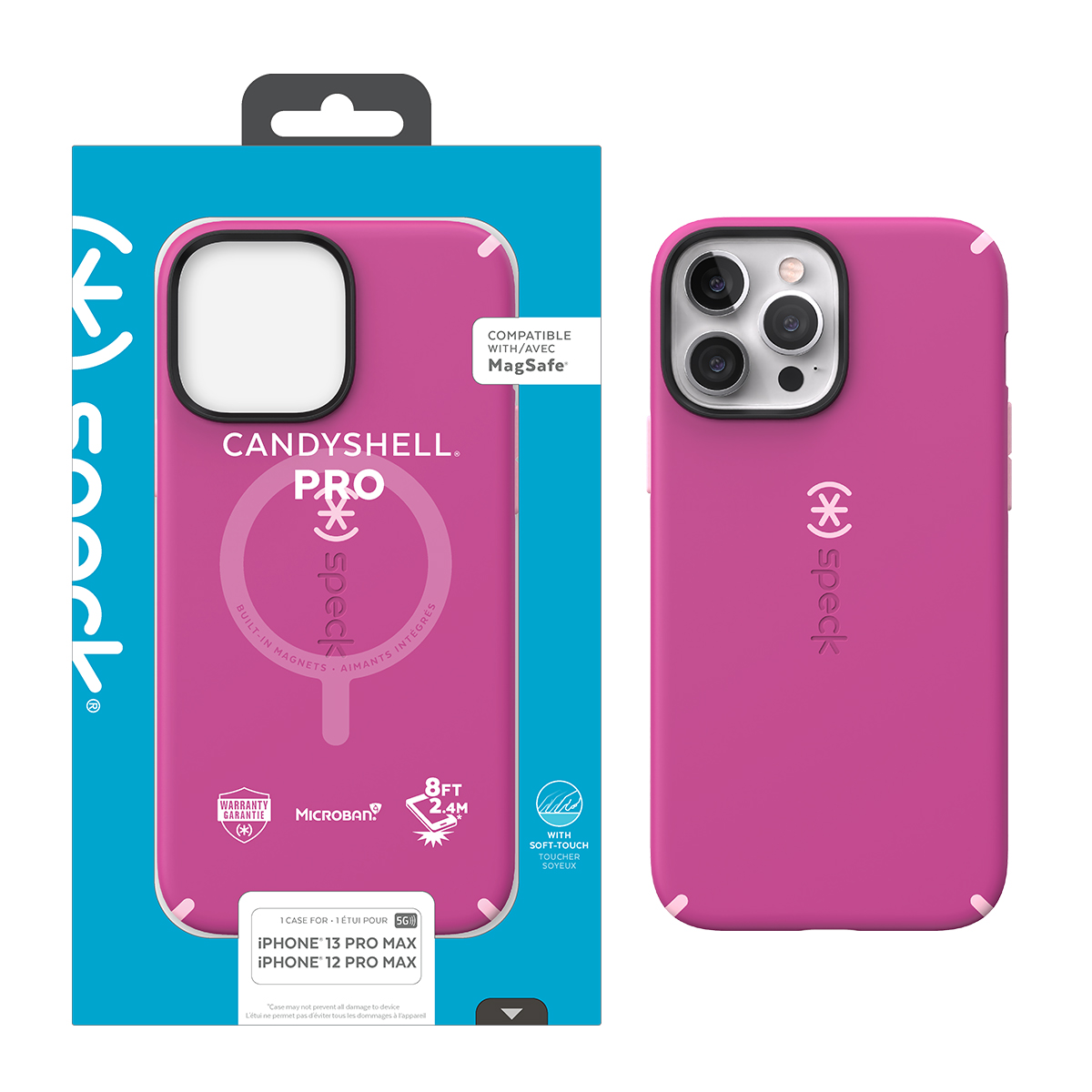 Picture of Speck iPhone 13 Pro Max/ iPhone 12 Pro Max CANDYSHELL PRO Case + Magsafe - Orchid Pink