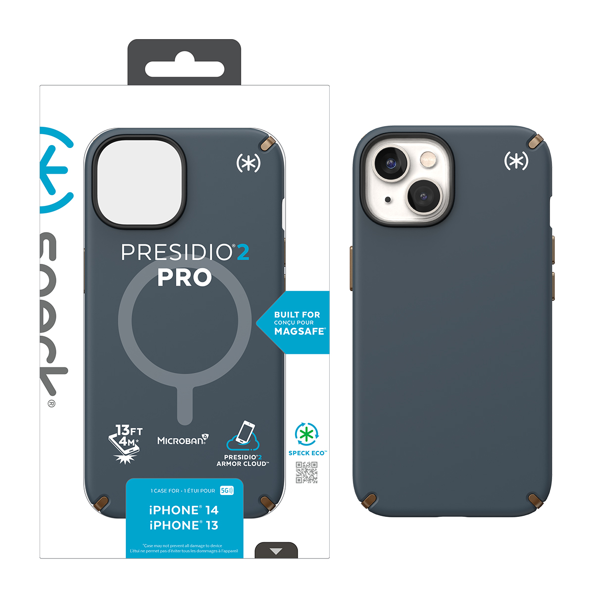 Picture of IPHONE 14 PRESIDIO2 PRO +MS (CHARCOAL/COOL BRONZE/WHITE)