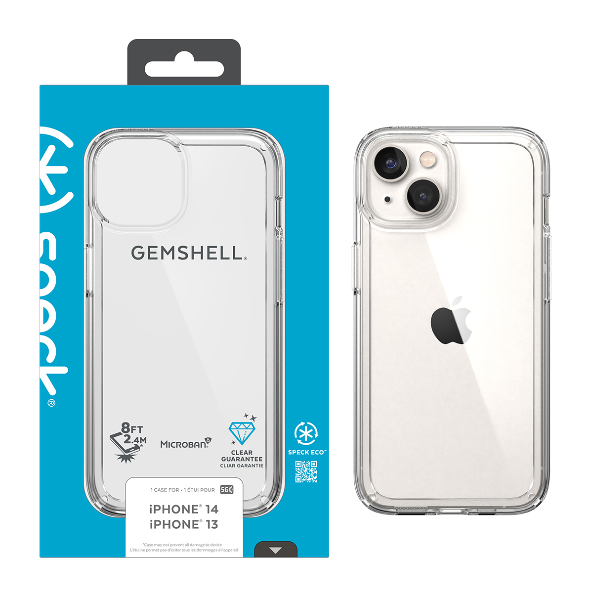 Picture of IPHONE 14 GEMSHELL (CLEAR/CLEAR)