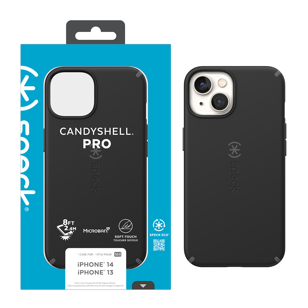 Picture of IPHONE 14 CANDYSHELL PRO (BLACK/SLATE GREY)