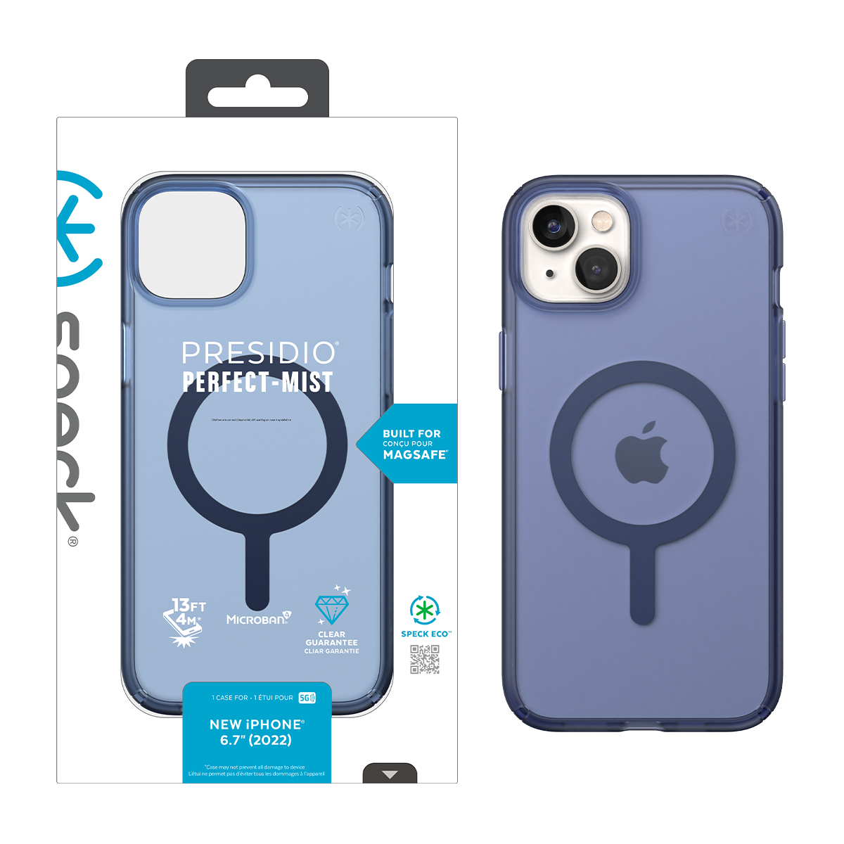 Picture of IPHONE 14 PLUS PRESIDIO PERFECT-MIST +MS (COASTLBLU/COASTLBLU/COASTLBLU)