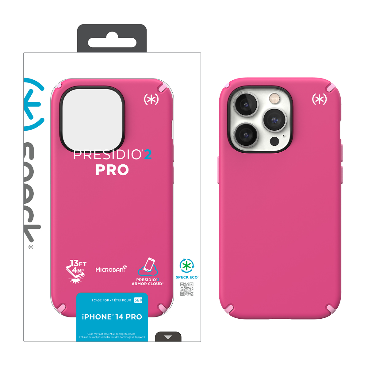 Picture of IPHONE 14 PRO PRESIDIO 2 PRO (DIGITALPINK/BLOSSOMPINK/WHITE)