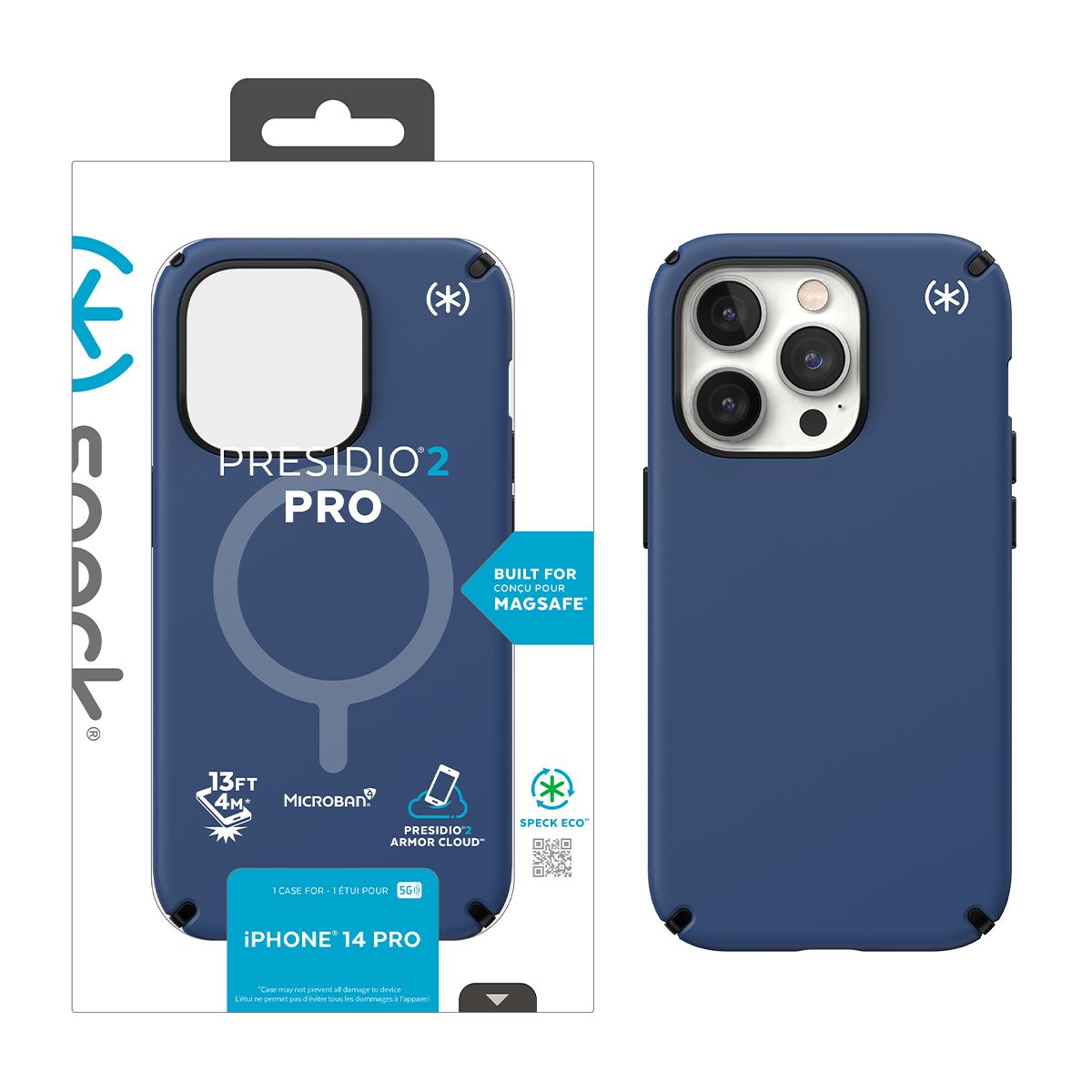 Picture of IPHONE 14 PRO PRESIDIO 2 PRO +MS (COASTAL BLUE/BLACK/WHITE)