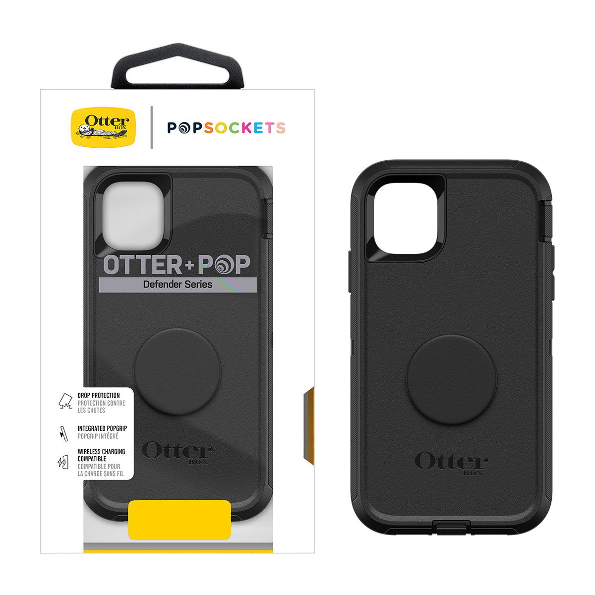 Picture of OTTERBOX DEFENDER SERIES + POPSOCKET FOR APPLE IPHONE 11 PRO - BLACK