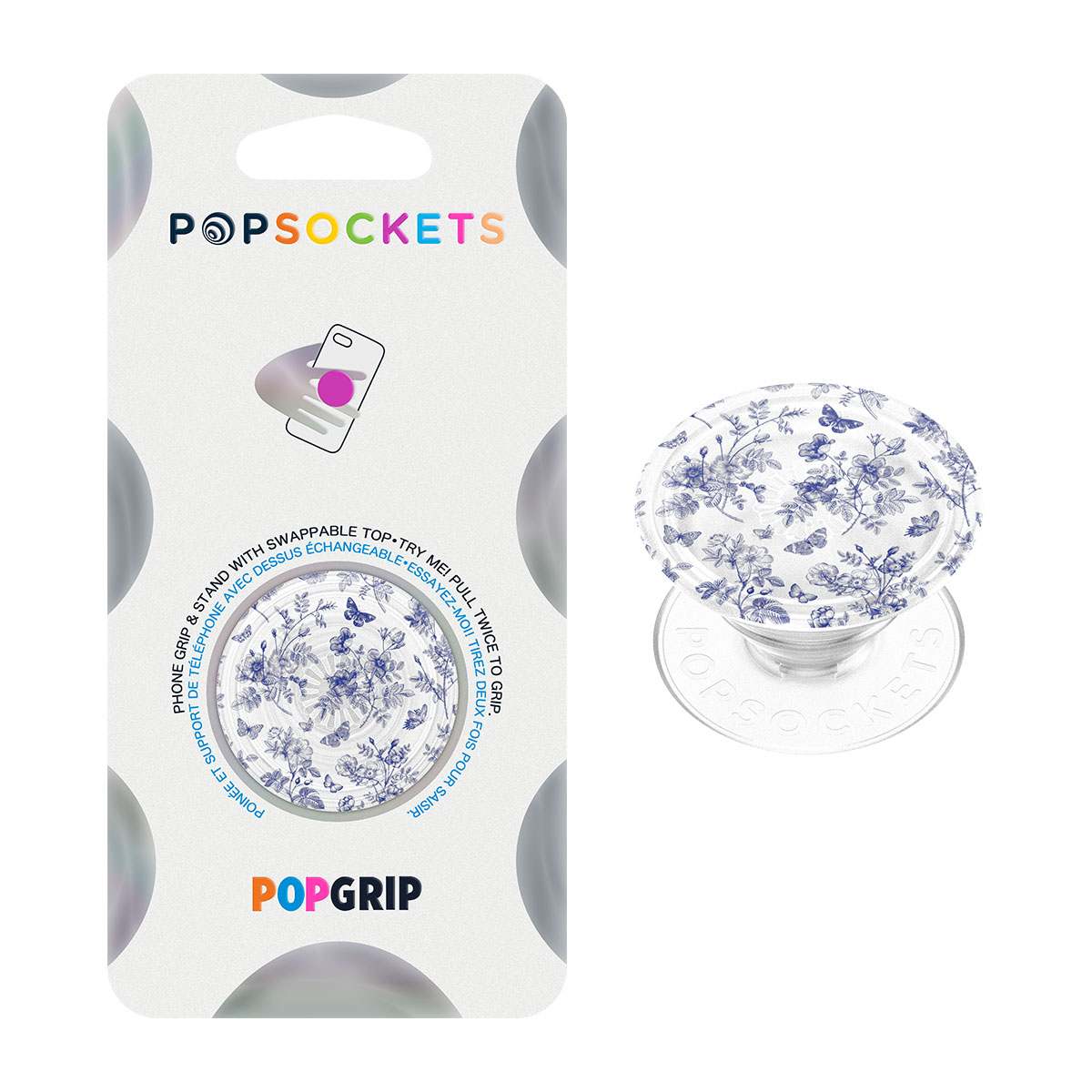 Picture of PopSockets POPGRIP Swappable Phone Grip- English Country Side (Plant) 
