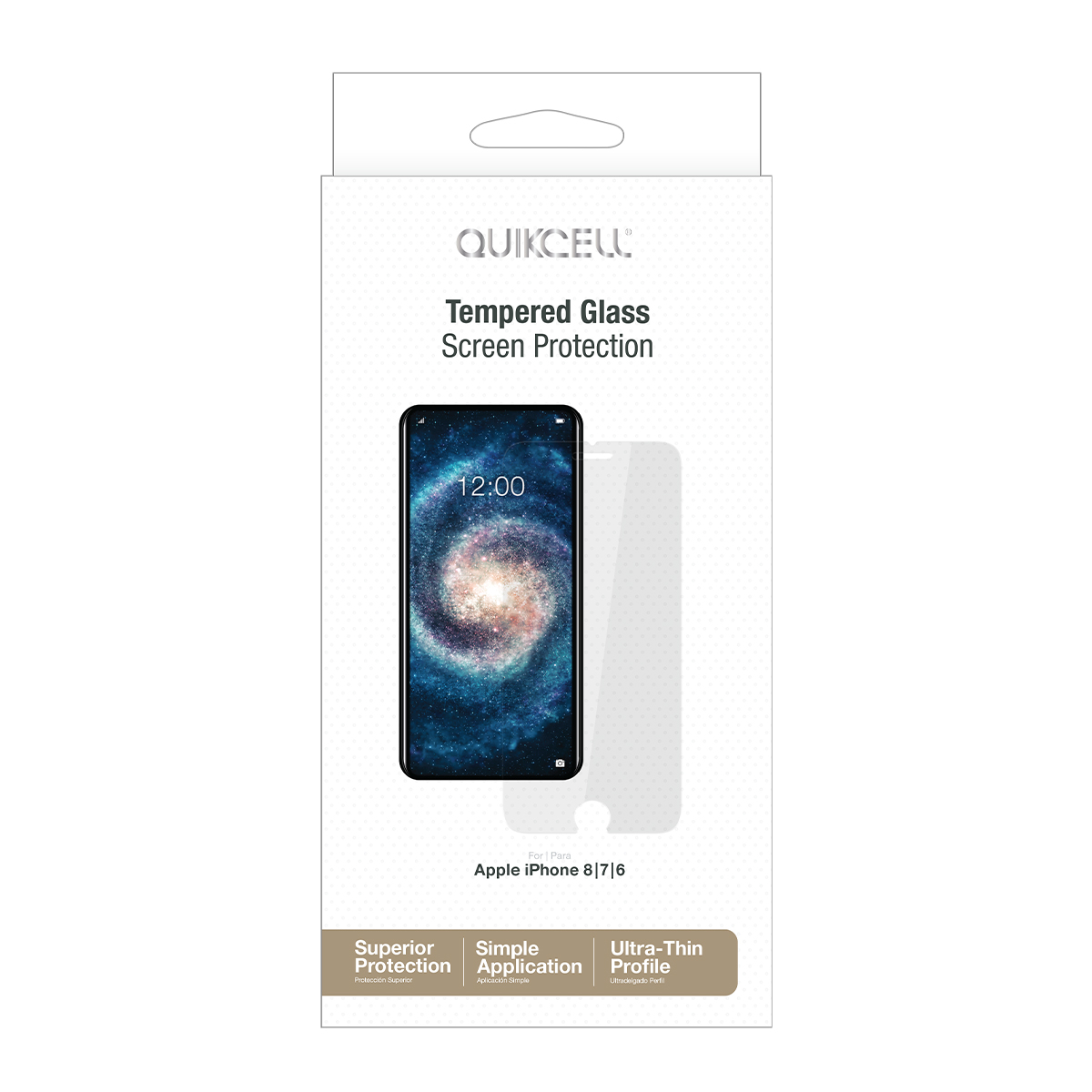 Picture of Quikcell Apple iPhone 6/7/8 TEMPERED GLASS Screen Protection - Clear