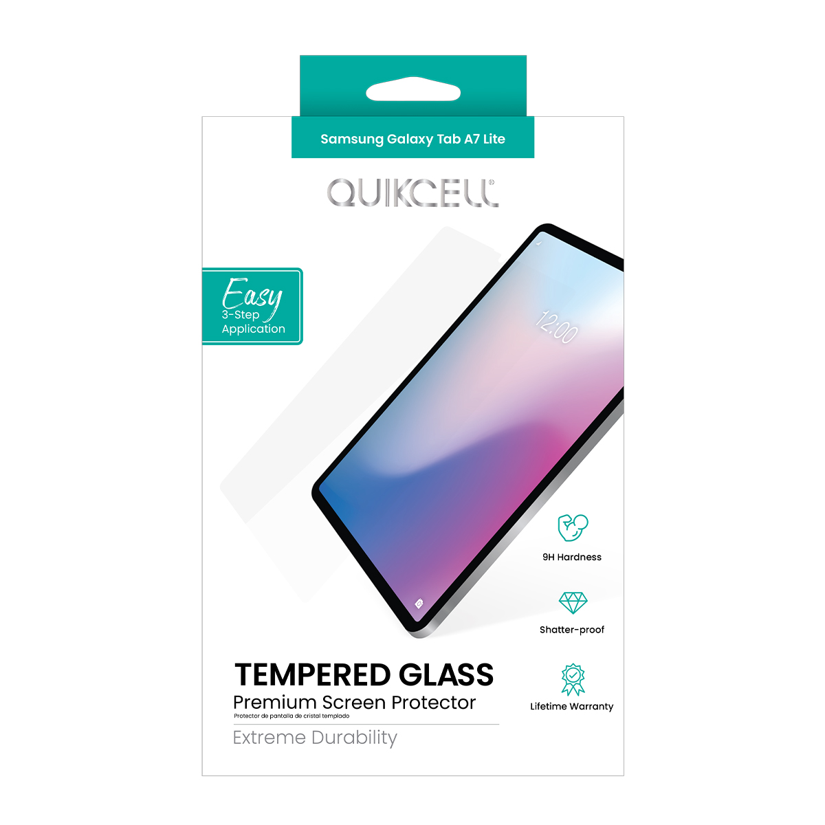 Picture of Quikcell Samsung Galaxy A7 Lite TEMPERED GLASS Screen Protector