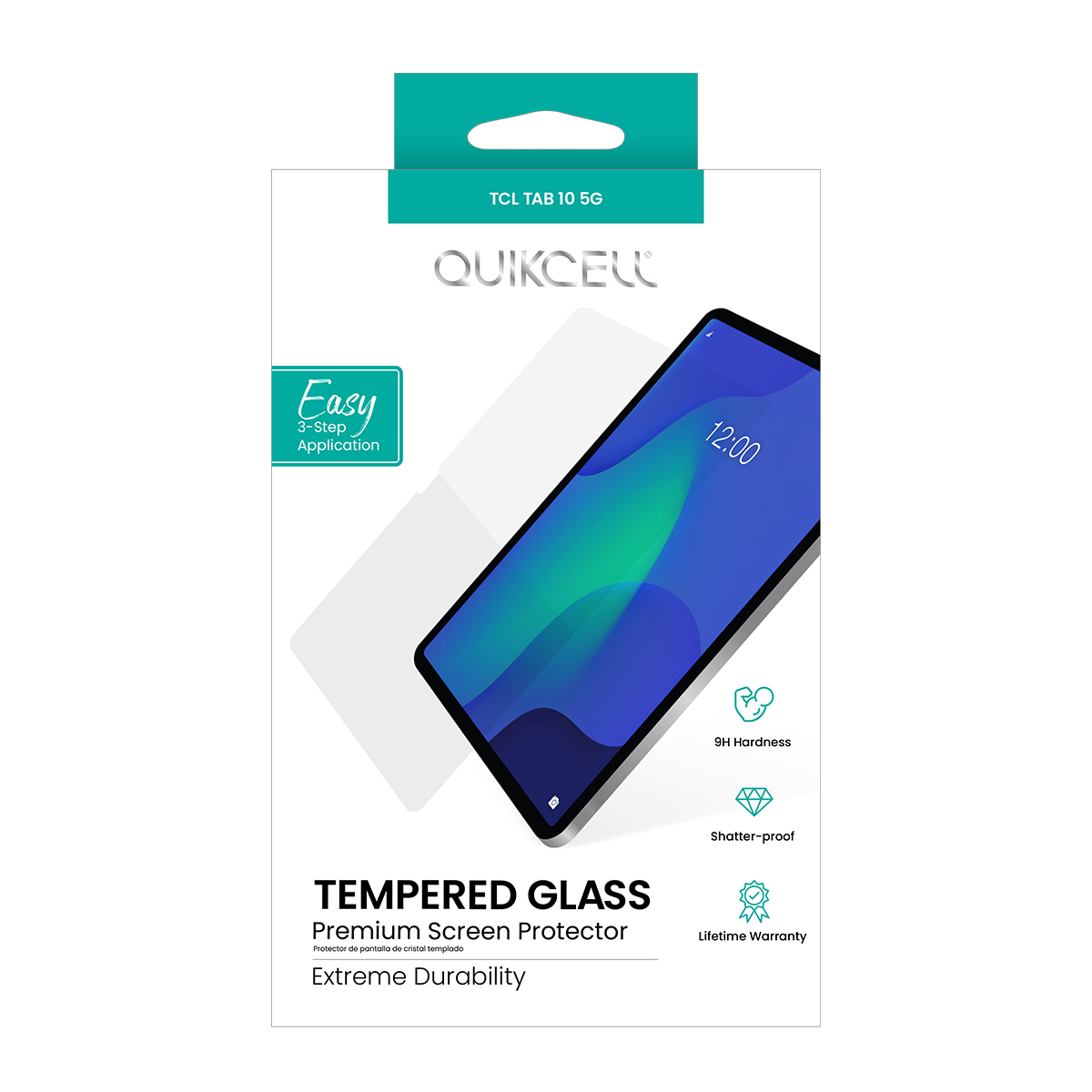 Picture of Quikcell TCL Tab 10 5G TEMPERED GLASS Screen Protector