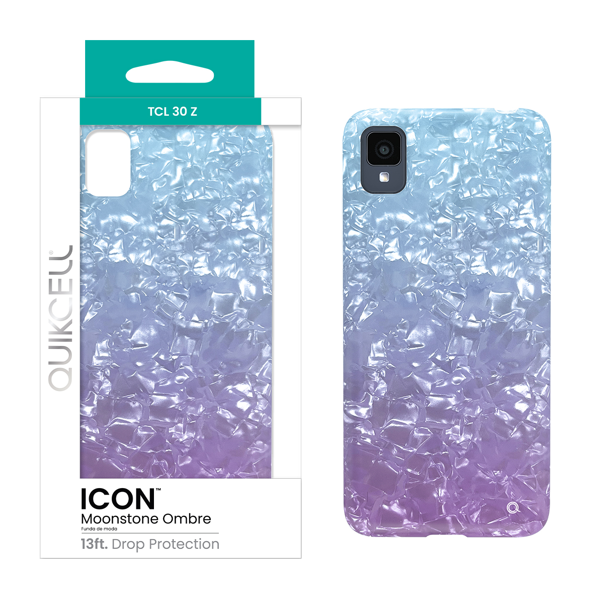 Picture of Quikcell TCL 30 Z ICON Fashion Case - Moonstone Ombre