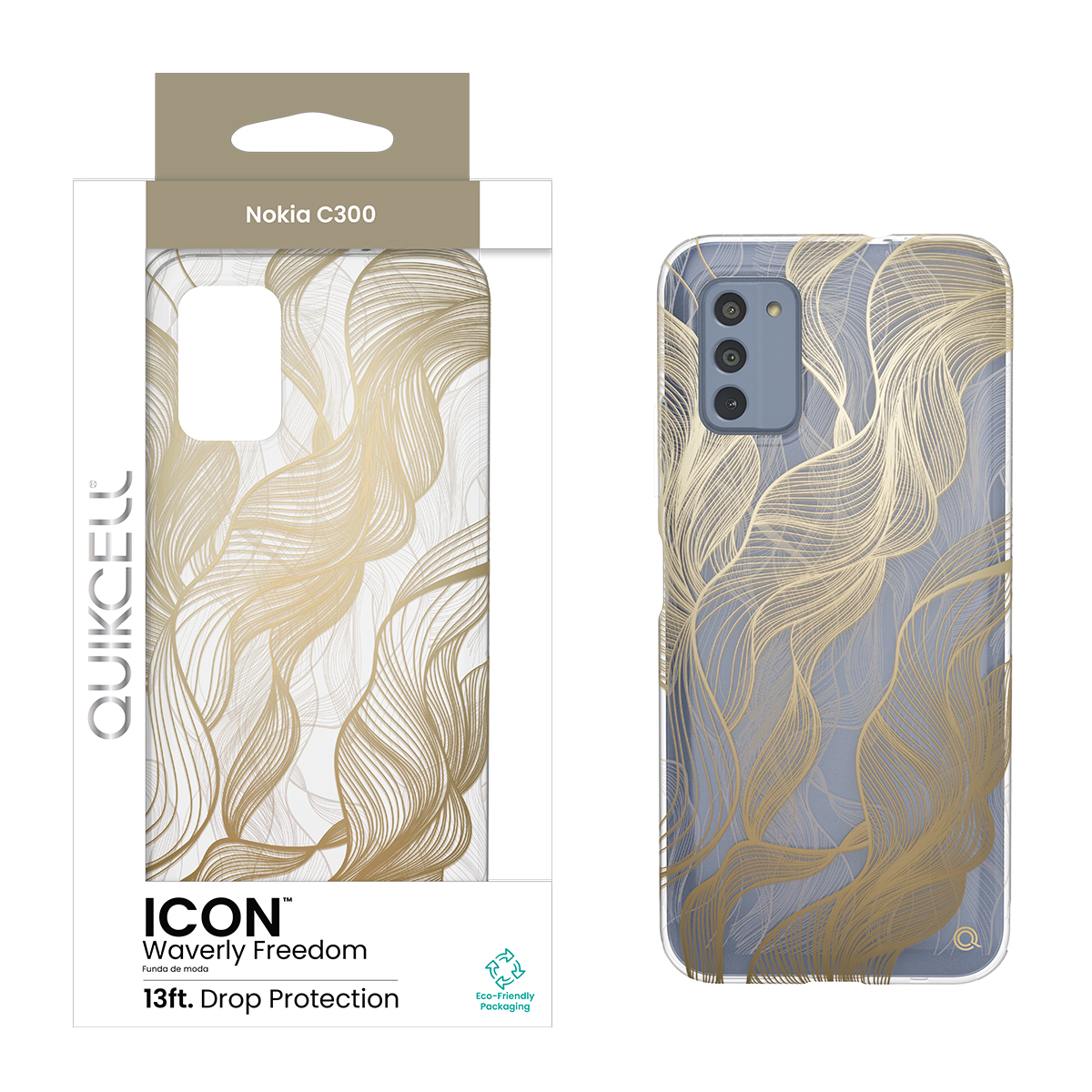 Picture of Quikcell Nokia C300 ICON Fashion Case – Waverly Freedom