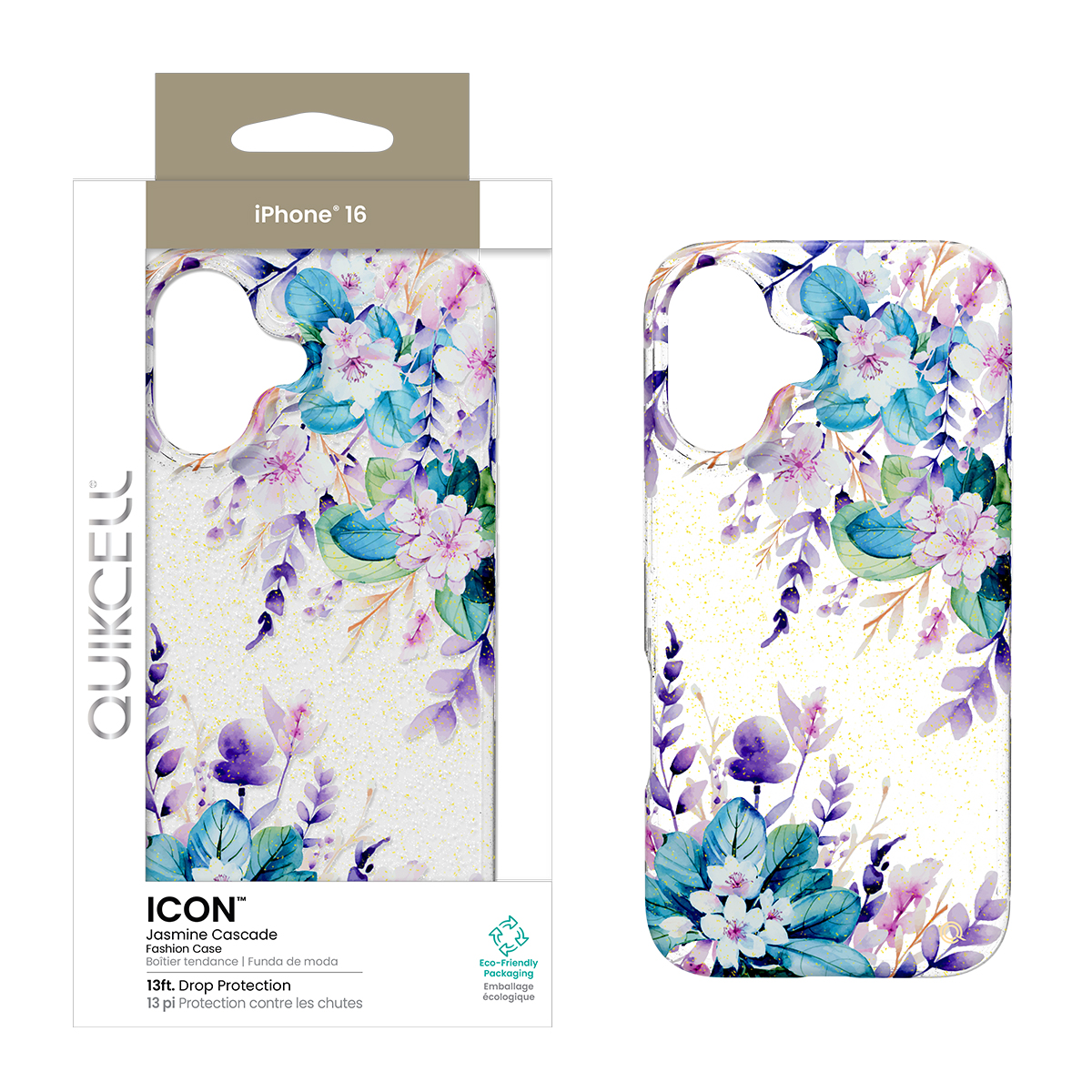 Picture of Quikcell Apple iPhone 16 Fashion Case - Jasmine Cascade