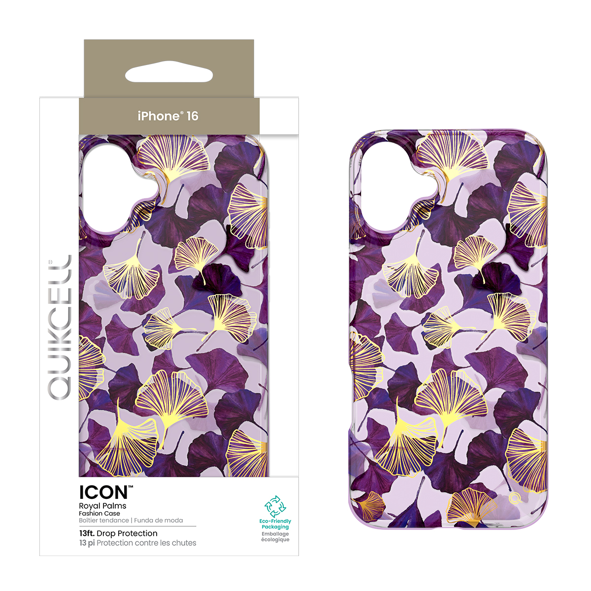 Picture of Quikcell Apple iPhone 16 Fashion Case - Royal Palms
