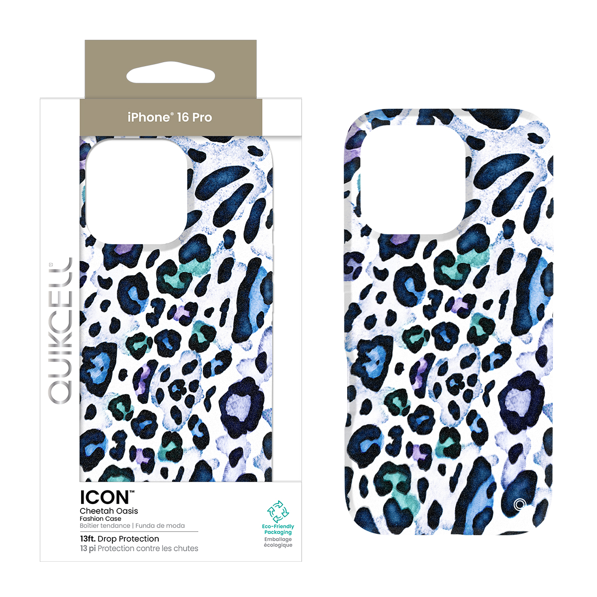 Picture of Quikcell Apple iPhone 16 Pro Fashion Case - Cheetah Oasis