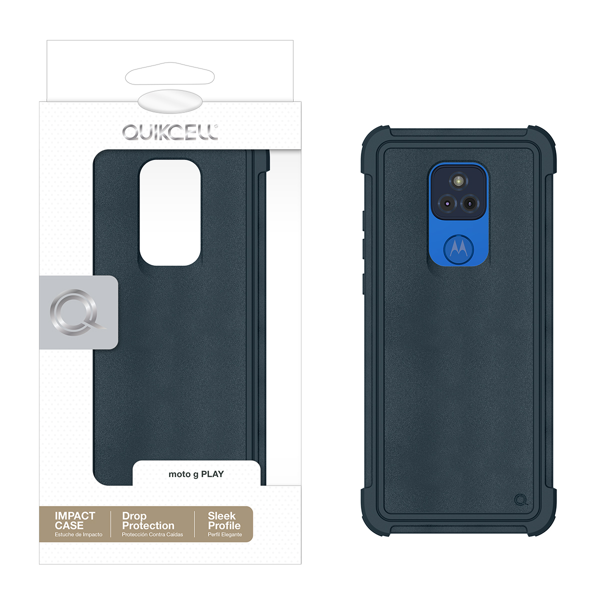 Picture of Quikcell moto g PLAY OPERATOR Rugged Protective Case – Slate Blue