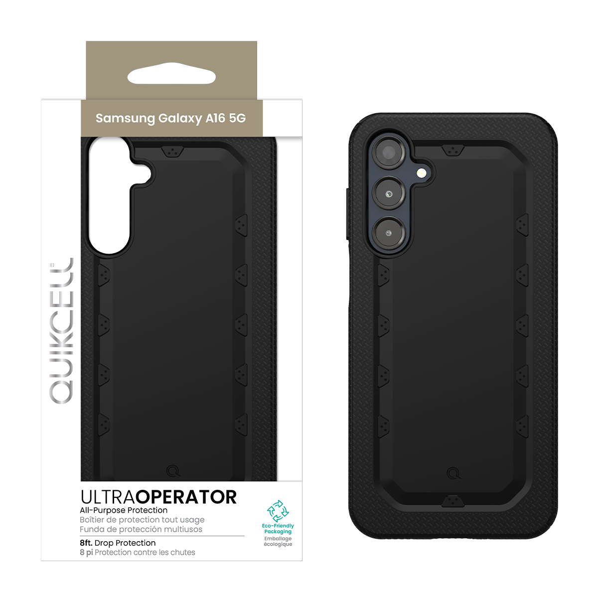 Picture of Quikcell Samsung Galaxy A16 5G Ultra OPERATOR Dual-Layer Case – Armor Black