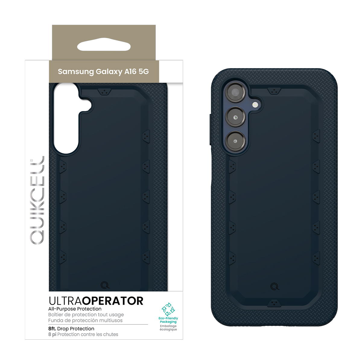 Picture of Quikcell Samsung Galaxy A16 5G Ultra OPERATOR Dual-Layer Case – Navy Blue