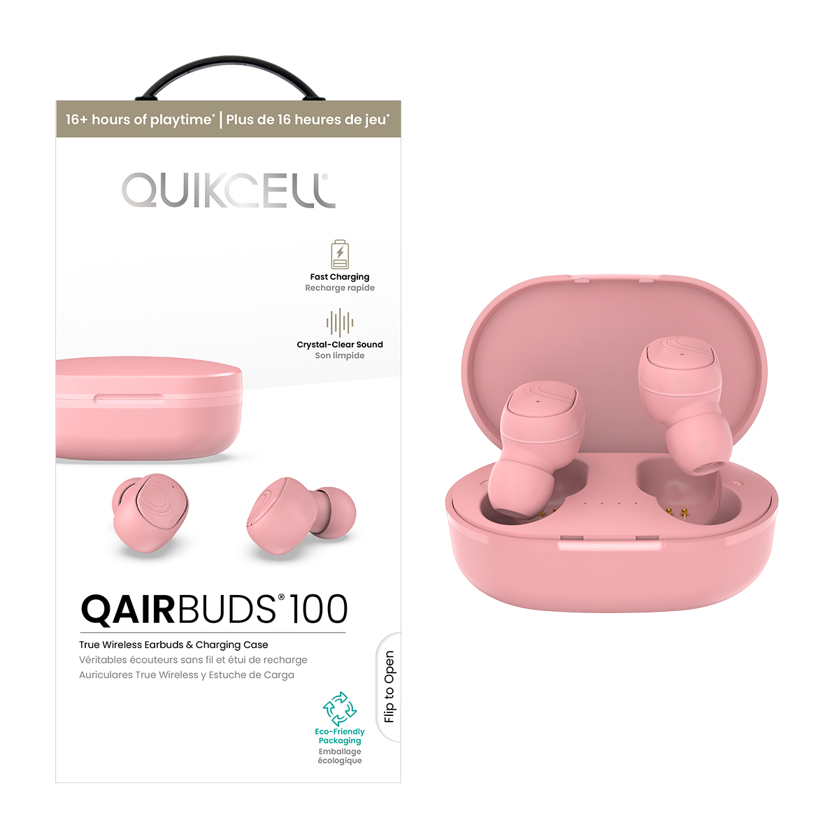 Picture of Quikcell QAIR BUDS 100 - Pink 
