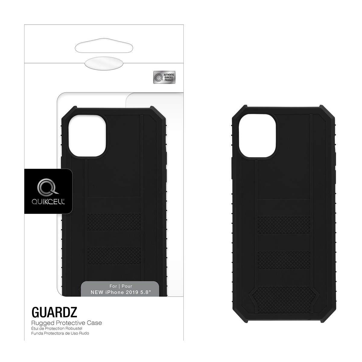 Picture of Quikcell Apple iPhone 11 Pro Guardz Rugged Protective Case - Black