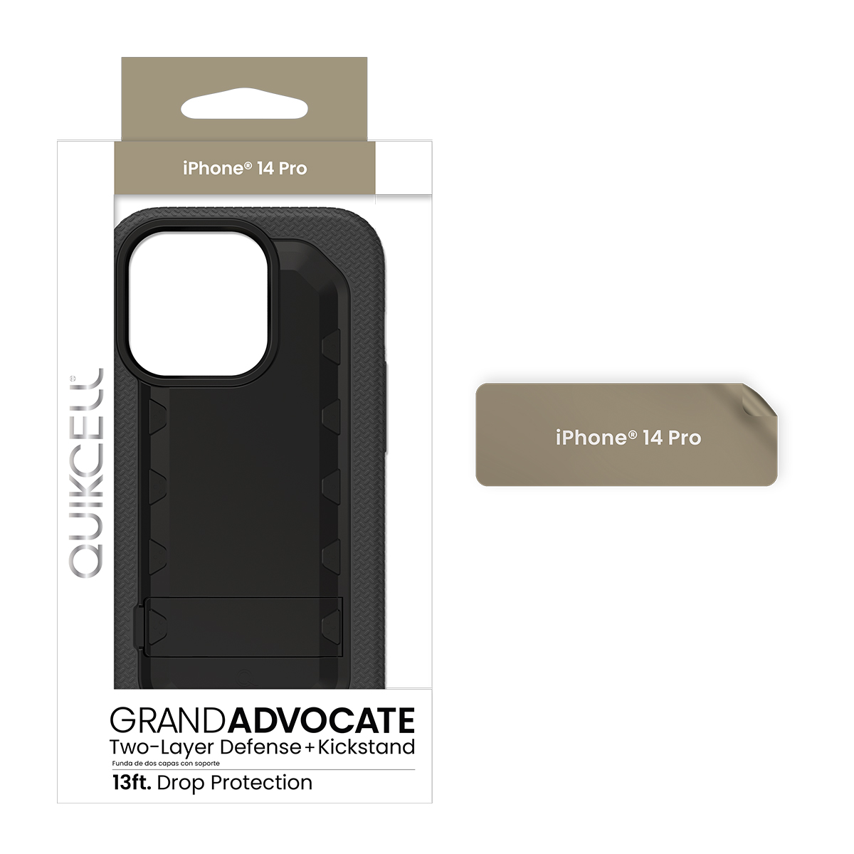Picture of iPhone® 14 Pro Quikcell Package Stickers - Gold