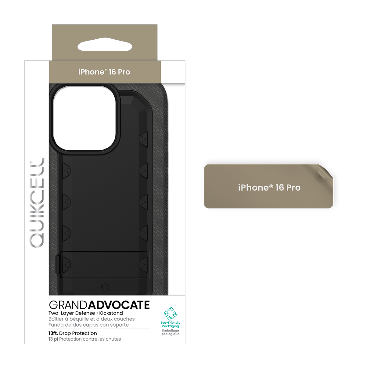 Picture of iPhone® 16 Pro Quikcell Package Stickers - Gold