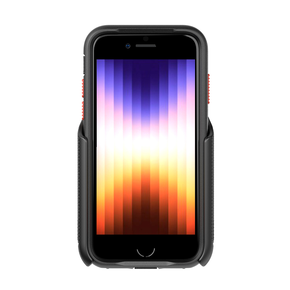 Picture of Tech21 EvoMax for iPhone SE (2022)/(2020)/8/7 - Off Black (w/Holster)