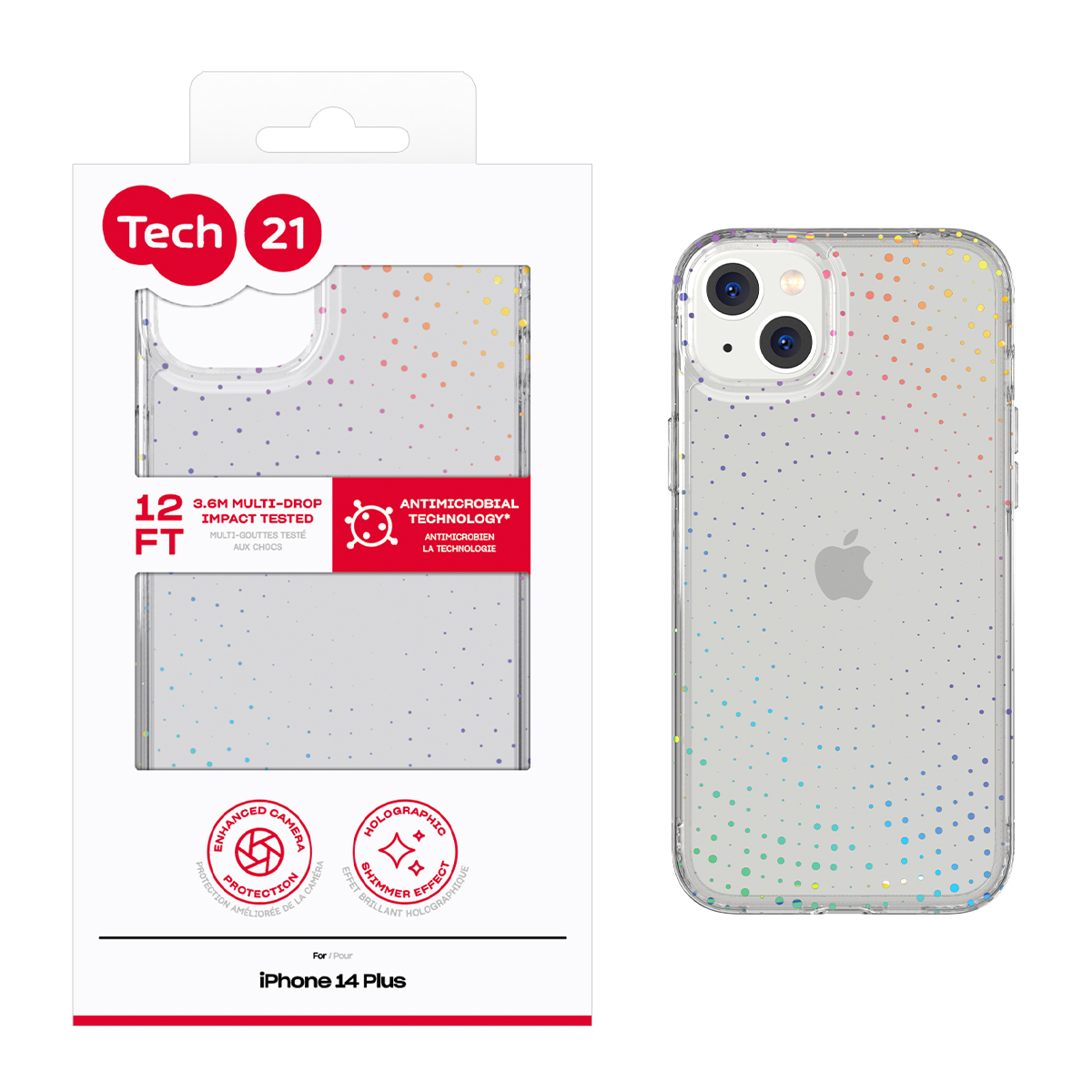 Picture of Tech21 Evo Sparkle for iPhone 14 Plus - Radiant
