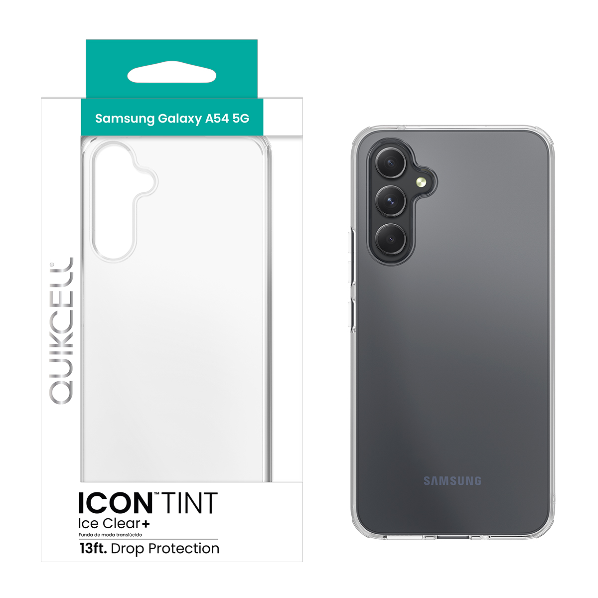 Picture of Quikcell Samsung Galaxy A54 5G ICON TINT Translucent Case - Ice