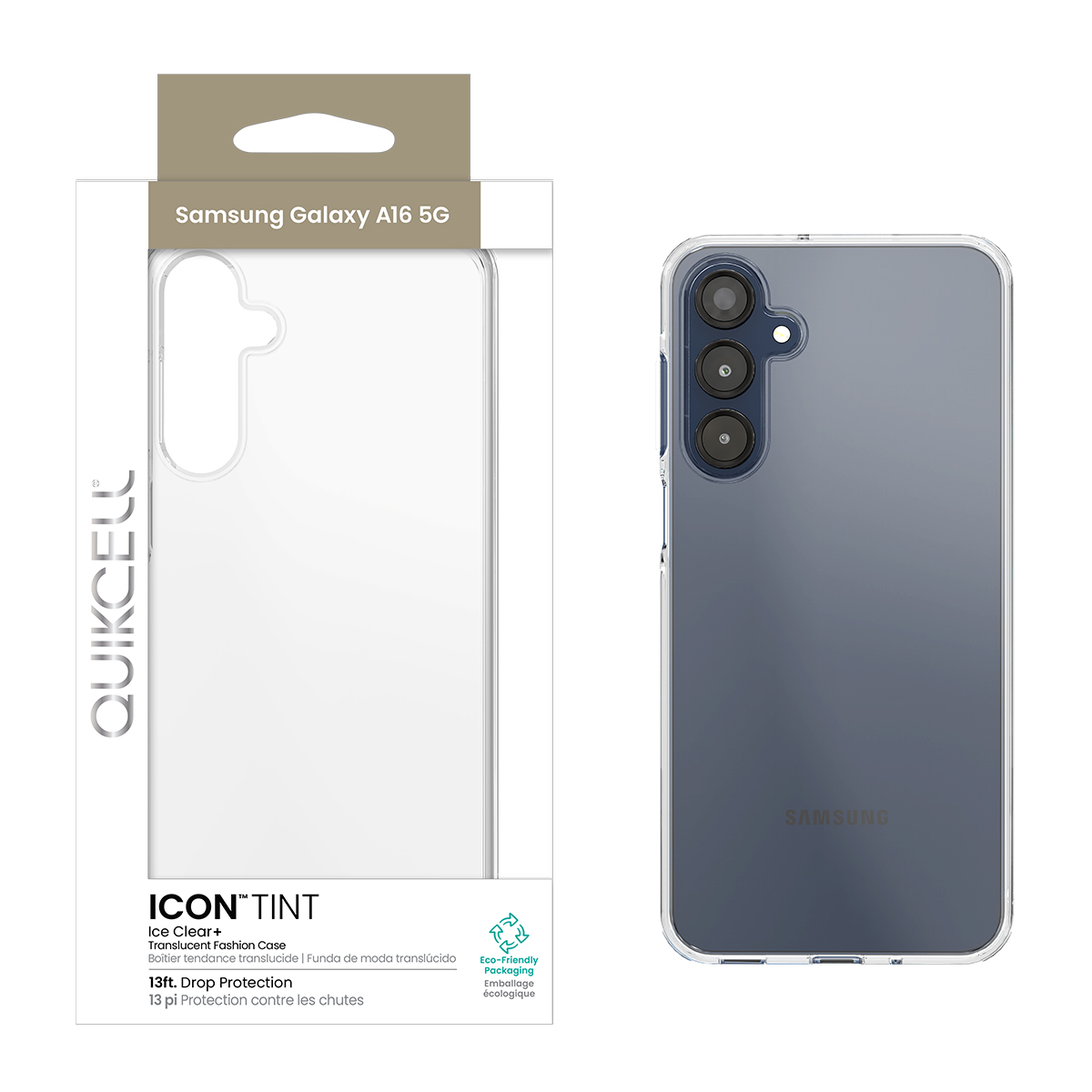 Picture of Quikcell Samsung Galaxy A16 5G ICON TINT Transparent Protective Case - Ice