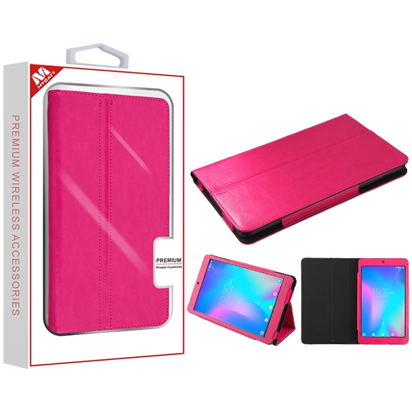 Picture of MyBat MyJacket Wallet for Alcatel JOY TAB / 3T 8.0 - Hot Pink