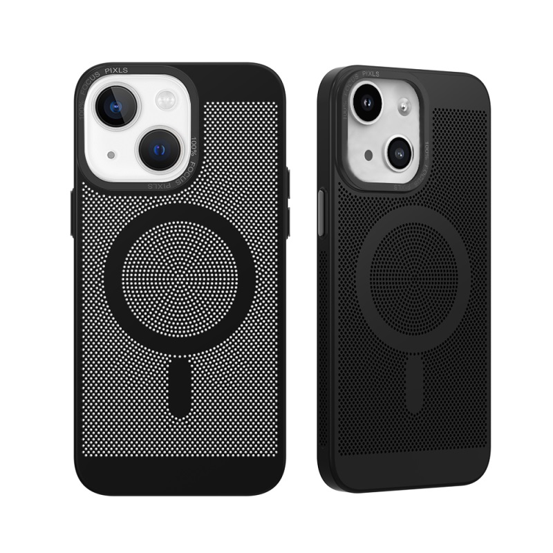 Picture of Dreamify USA Breeze Mesh Cooling Case for iPhone 15 Plus (6.7)- Black