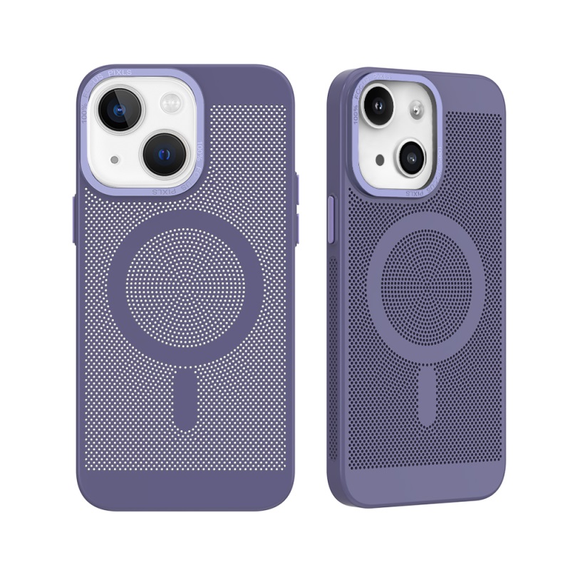 Picture of Dreamify USA Breeze Mesh Cooling Case for iPhone 15 Plus (6.7)- Blue Lavender