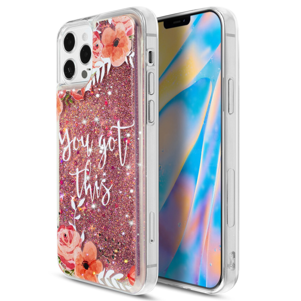 Picture of Dreamify USA Liquid Case for iPhone 13 Pro (6.1) - Pink Flower
