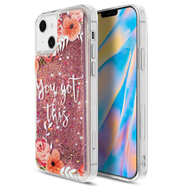 Picture of Dreamify USA Liquid Case for iPhone 14 Plus (6.7) - Pink Flower