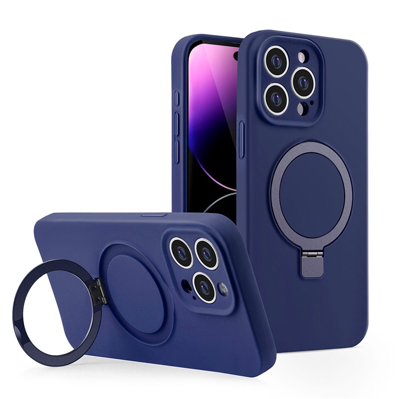 Picture of Dreamify USA Premium SimpleMade 2.0 MagSafe w/ Magnetic Kickstand for iPhone 15 Pro (6.1) - Dark Blue