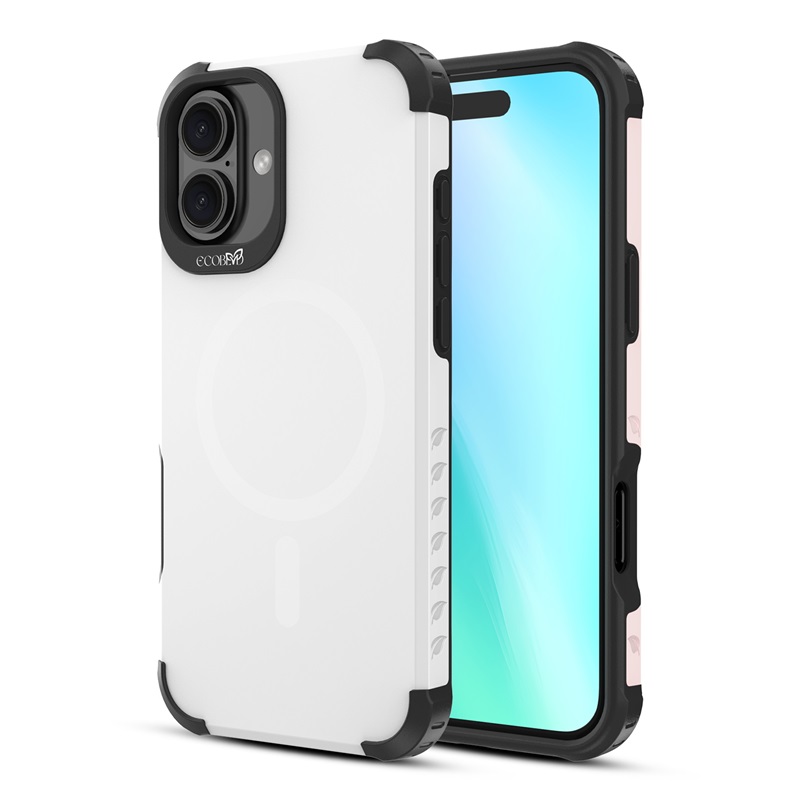 Picture of EcoBlvd Reforge Collection Case for Apple iPhone 16 Plus - Cloud White (100% Compostable & Plant-Based)