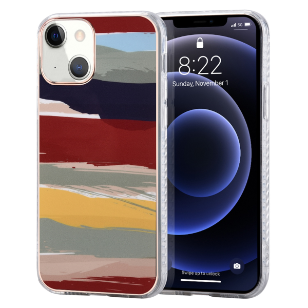 Picture of Dreamify USA Marble Case for iPhone 13 (6.1) - Brushstroke