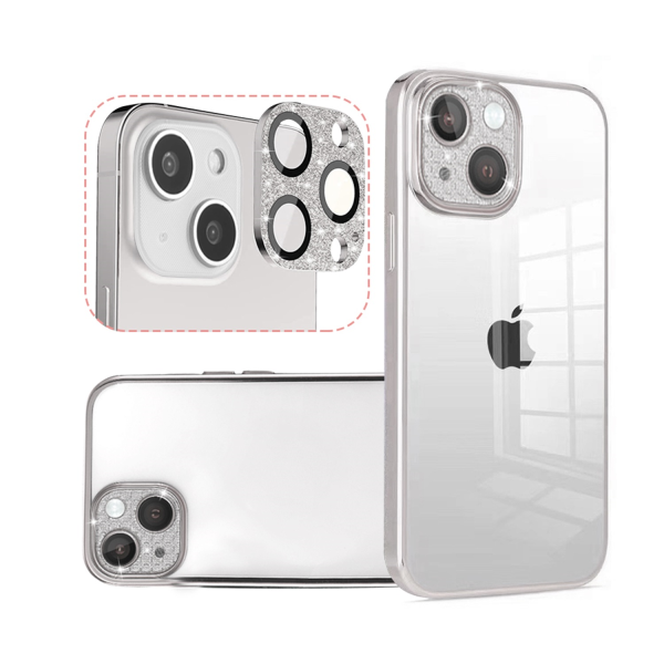 Picture of Dreamify USA Radiant Clear Case for iPhone 14 Plus (6.7)- Silver
