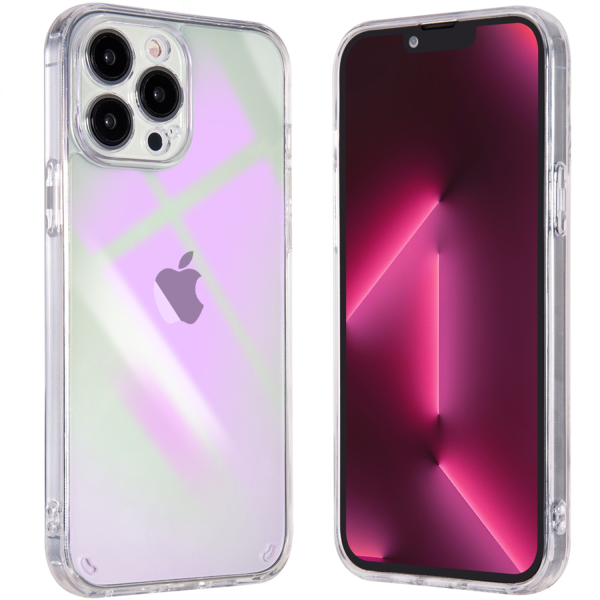 Picture of Dreamify USA Holographic Transparent for iPhone 14 Pro (6.1) - Purple Iridescent