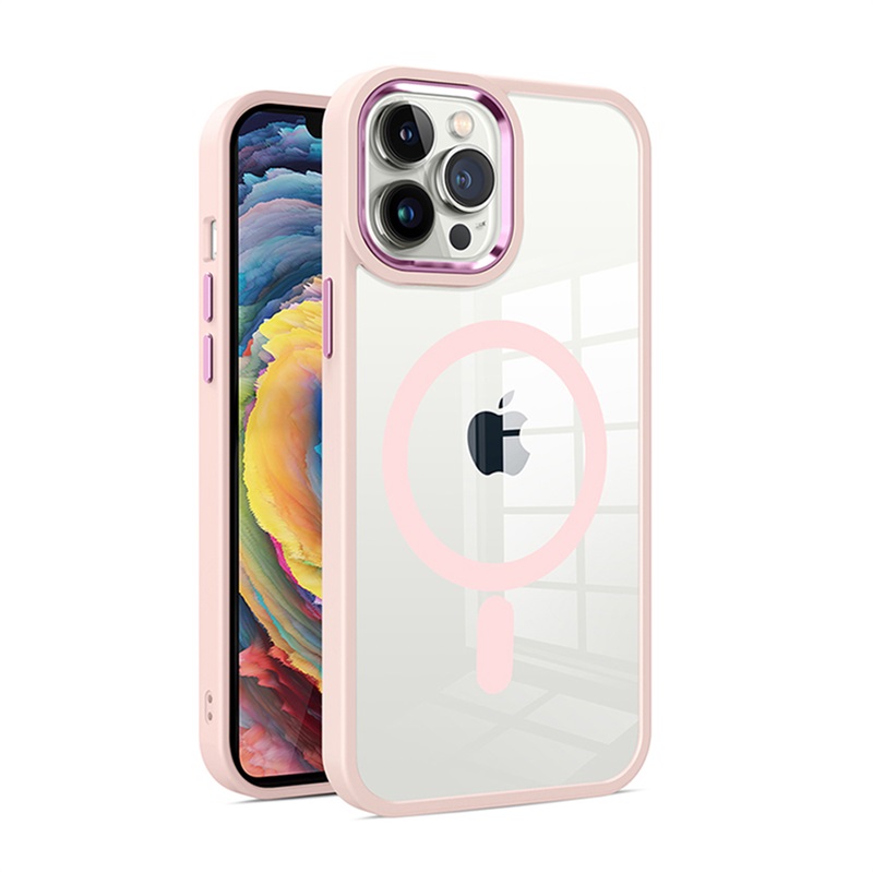 Picture of Dreamify USA Orbit Lite MagSafe Clear Case for iPhone 15 Pro (6.1) - Pink
