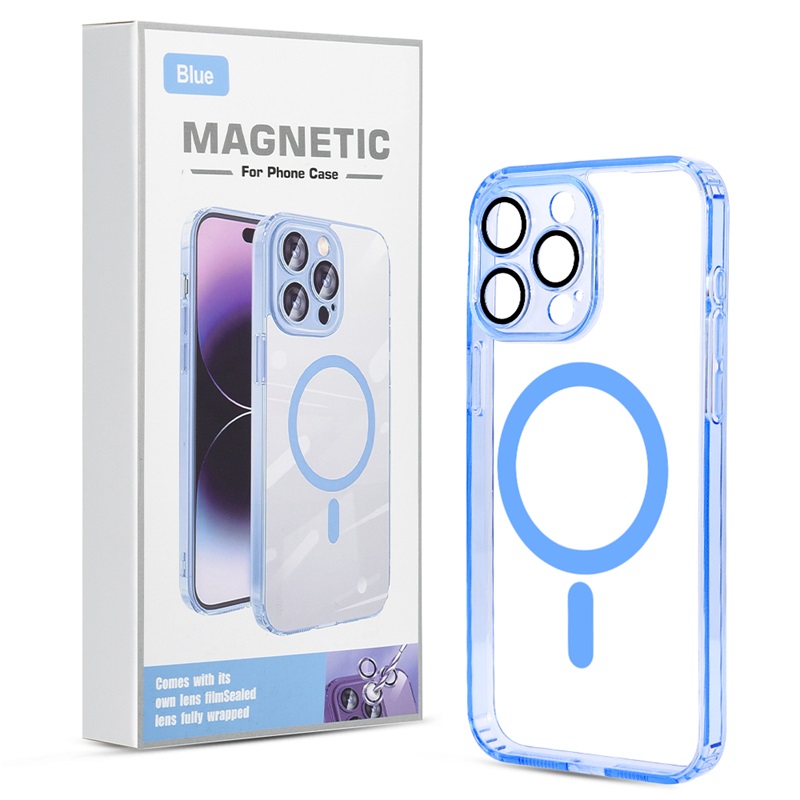 Picture of Dreamify USA Everyday MagSafe Transparent Case for iPhone 15 Pro (6.1) - Blue Transparent