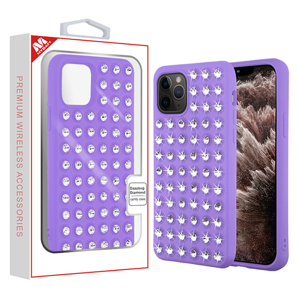 Picture of MyBat Dazzling Diamond Candy Case for Apple iPhone 11 Pro Max - Purple