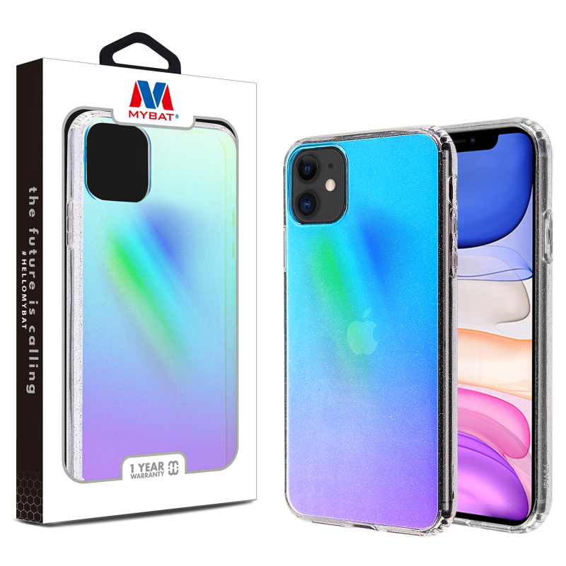 Picture of MyBat Fusion Protector Cover for Apple iPhone 11 - Transparent Colorful Stars