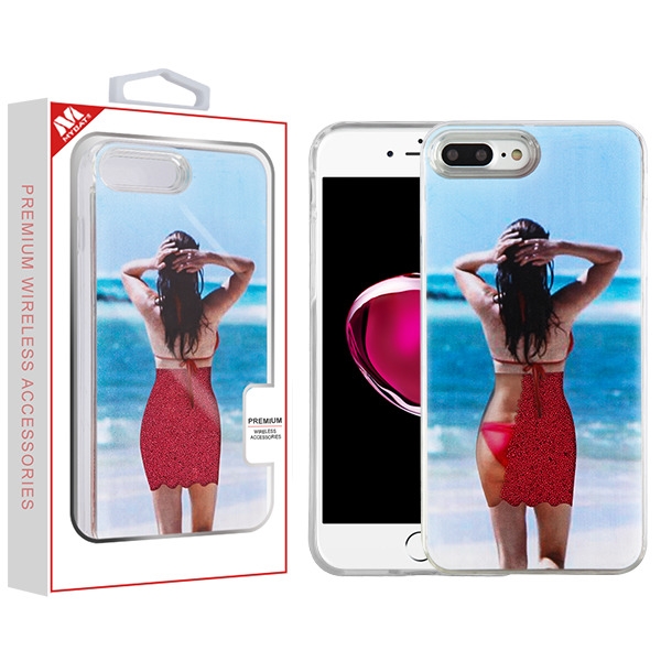 Picture of MyBat Quicksand Hybrid Protector Cover for Apple iPhone 8 Plus/7 Plus - Islander
