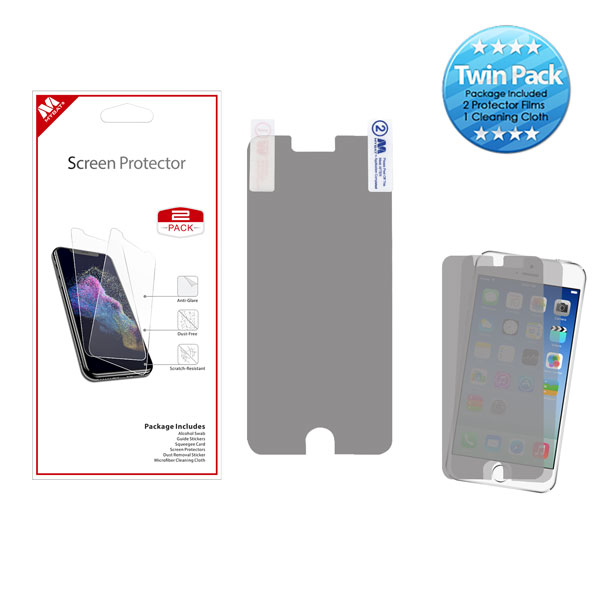 Picture of MyBat Screen Protector Twin Pack for Apple iPhone 6s/6/iPhone SE (2022) / SE (2020) - Clear