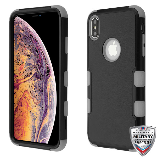 Picture of MyBat TUFF Series Case for Apple iPhone XS Max - Natural Black / Iron Gray