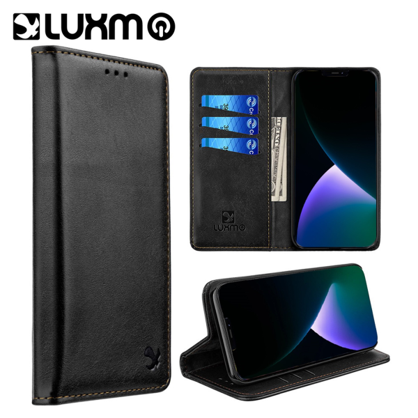 Picture of Dreamify USA The Luxury Gentleman Wallet Case for iPhone 14 Pro (6.1) - Black