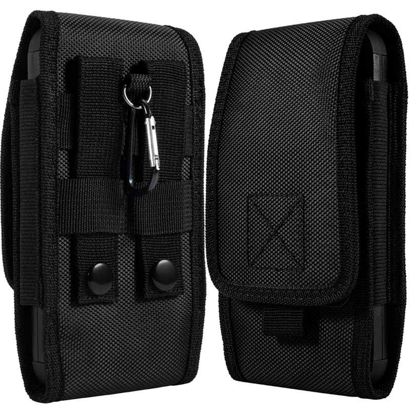 Picture of LUXMO Extra Large Vertical Universal Nylon Pouch w/ Card Slot - Black