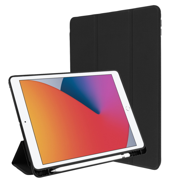 Picture of MyBat Slim Fit Smart MyJacket with Trifold Stand for Apple iPad 10.2 (2019) (A2197, A2200, A2198)/iPad 10.2 (2020) / iPad 10.2 (2021) - Black